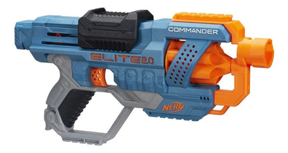 Nerf Elite 2.0 Commander Rd6 12 Dardos Hasbro Da Azul