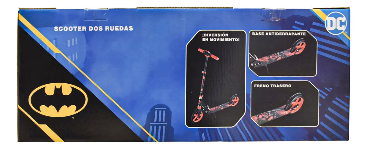 Dc Batman Scooter 2 Ruedas 12 Años Toymark Negro