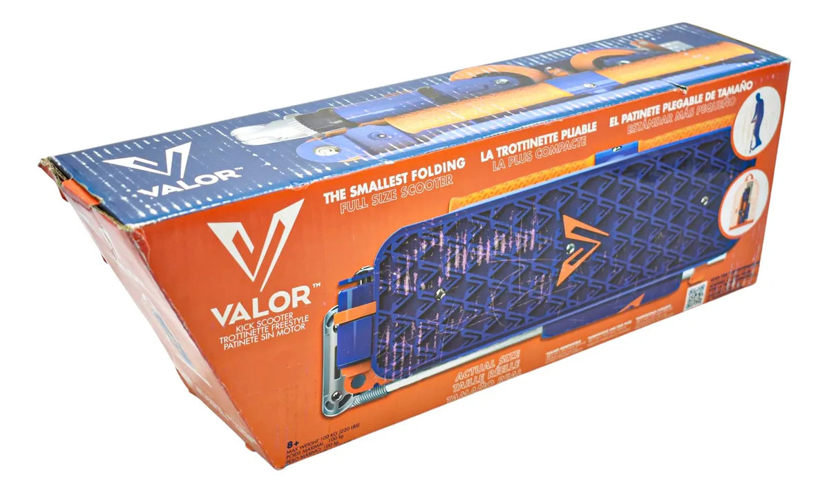 Scooter Patinete Plegable Sin Motor Valor Spin Master Cf Azul