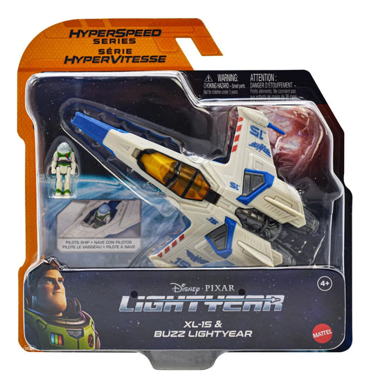 Disney Lightyear Xl-15 Y Lightyear Nave Con Piloto Mattel