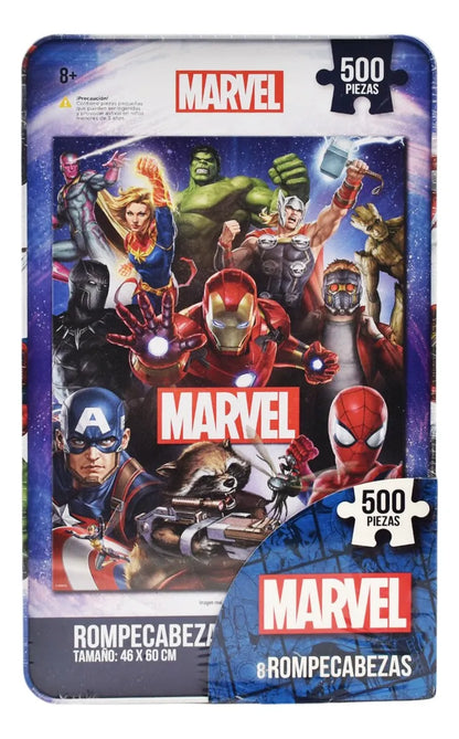 Rompecabezas Pack Marvel Y Harry Potter 500pz C/u Novelty