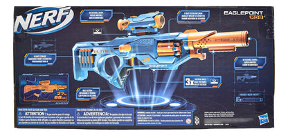 Nerf Elite 2.0 Eaglepoint Rd-8 16 Darts Hasbro Da Blue