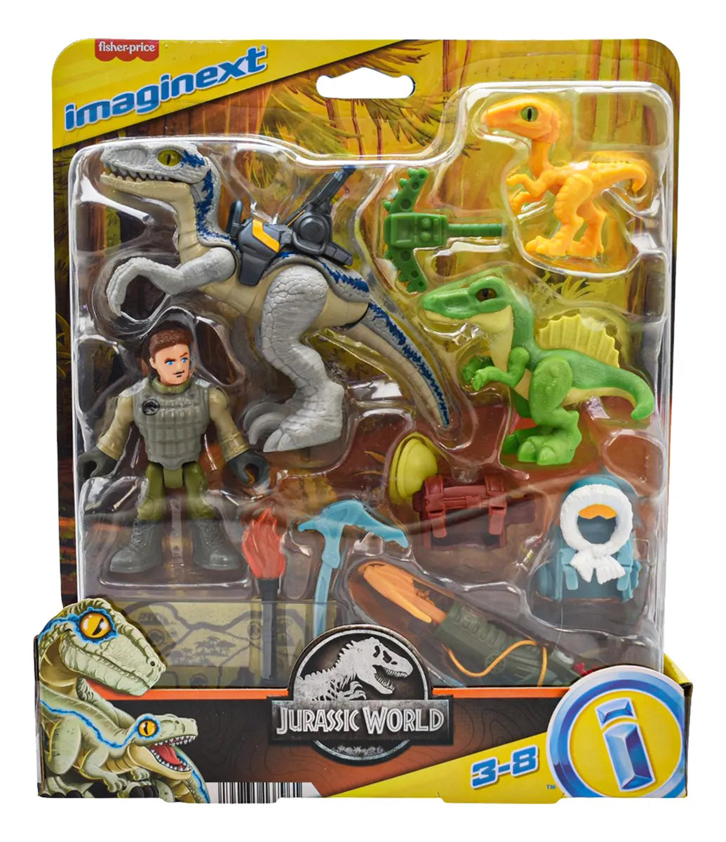 Imaginext Jurassic World Pack Track And Trail Y Owen Fisher