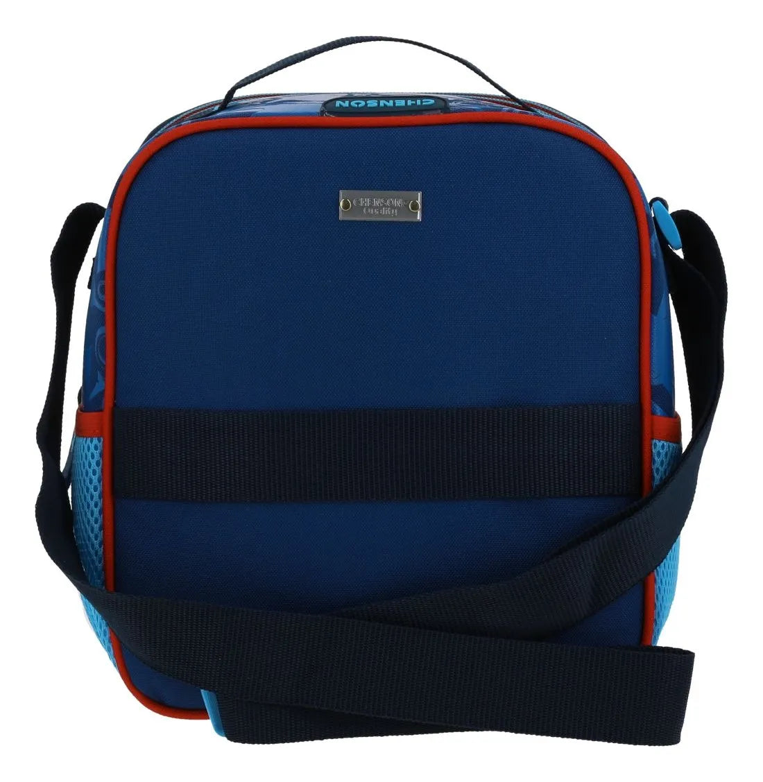 Mochila Con Ruedas Led Y Lonchera Shark Primaria Chenson Azul Impresion 3d