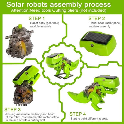 Peque Robotica Solar Mi Alegria Personaje Dinosaurio