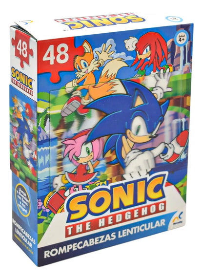 Rompecabezas Avengers Jurassic World Y Sonic 196 Pz Novelty