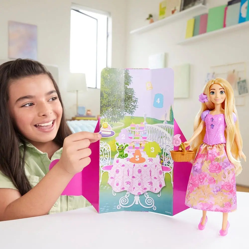 Disney Princesa Spin And Reveal Muñeca Rapunzel 29cm Mattel