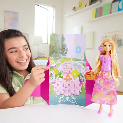Disney Princesa Spin And Reveal Muñeca Rapunzel 29cm Mattel