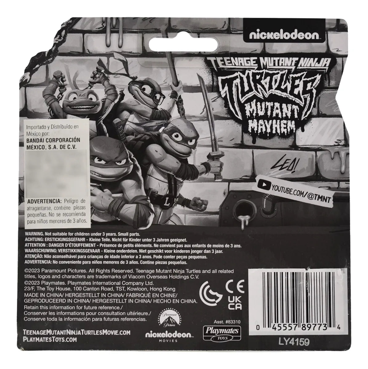 Tortugas Ninja Mayhem Pack 14 Figuras Y 4 Mascaras Playmates