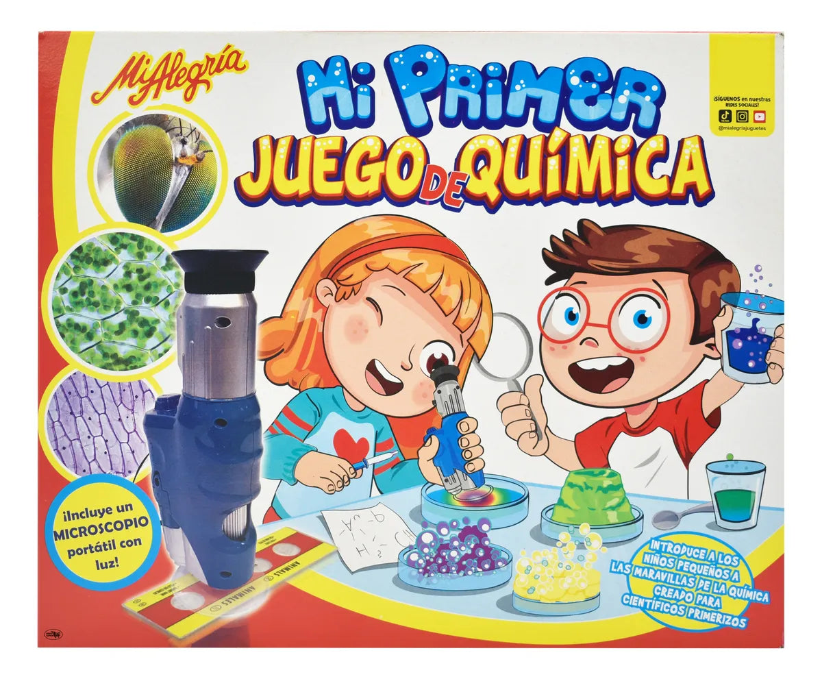 Mi Primer Juego De Quimica 20 Pz Mi Alegria