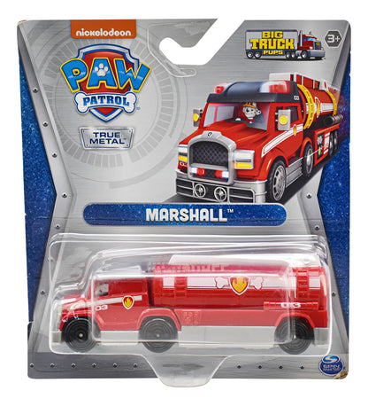 Paw Patrol Marshall Big Truck Pups True Metal Spin Master Cd Rojo
