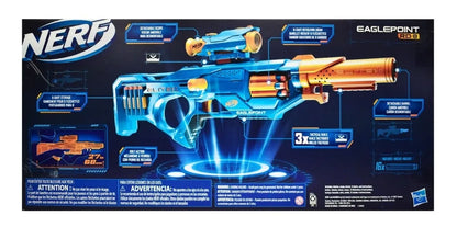 Nerf Pack 4 Nerf Elite 2.0 Eaglepoint Rd-8 16 Dardos Hasbro Multicolor