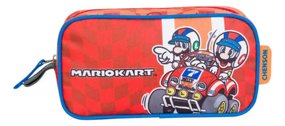 Mario Kart Backpack and Pencil Case Set MB63109 Primary School Chenson Orange Print