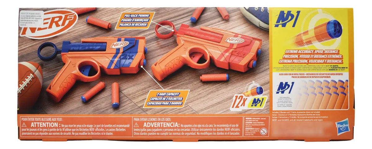 Nerf N Series Duo Pack 12 Dardos Hasbro Naranja