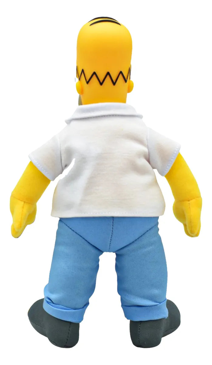 Los Simpsons Pack 2 Peluches Homero Y Bart Jakks Pacific Amarillo