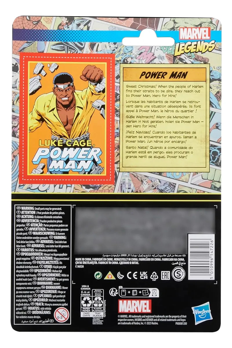 Marvel Legends Luke Cage Power Man Figura 9cm Hasbro Cf