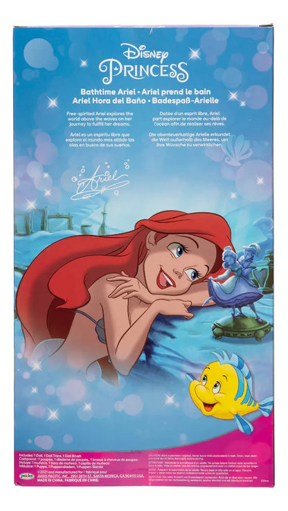Disney Princesa Ariel Hora Del Baño Muñeca 36cm Jakks