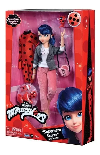Miraculous Ladybug Y Marinette Muñeca 26cm Playmates Toys