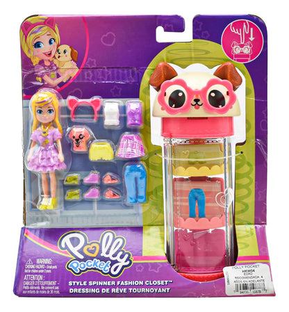 Polly Pocket Armario Giratorio De Looks Pack 2 Piezas Mattel