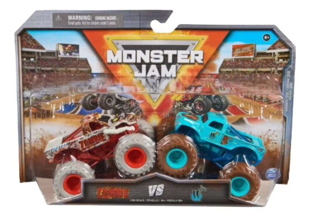 Monster Jam Vs Pack 3 Escala 1:64 Serie 26 Spin Master Multicolor