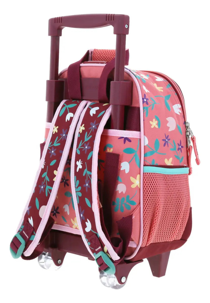 Mochila Con Ruedas Happy Girl Unicornio Kinder Chenson
