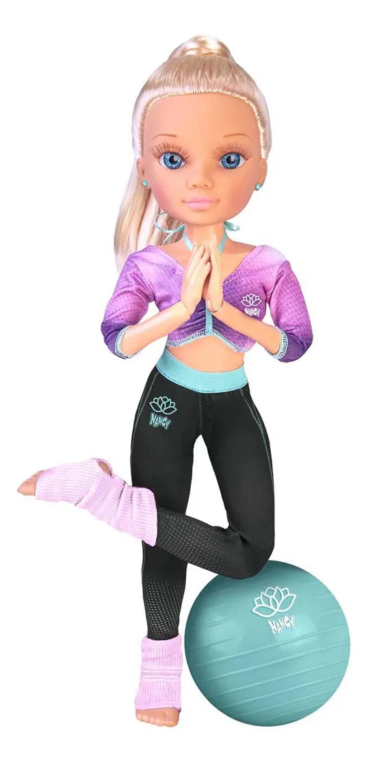 Nancy Yoga Class Con Pelota Y Poster Incluidos Famosa