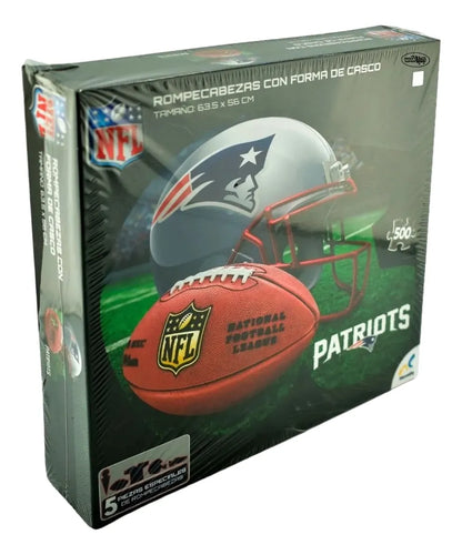 Rompecabezas Nfl Casco Pack 2 Modelos 1000 Pz Novelty