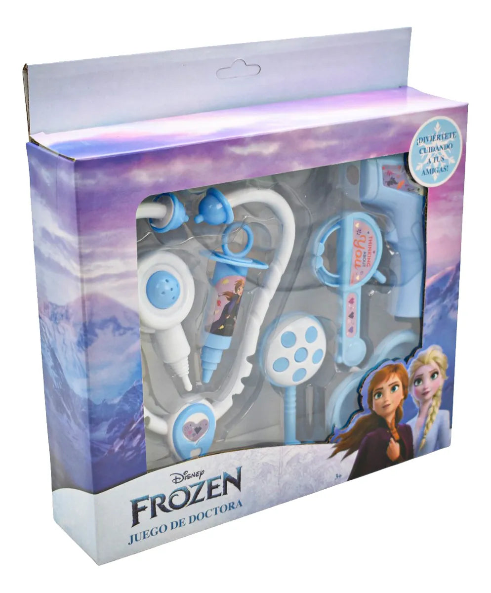 Disney Mickey Y Frozen Pack 2 Juegos De Doctor Toymark Azul