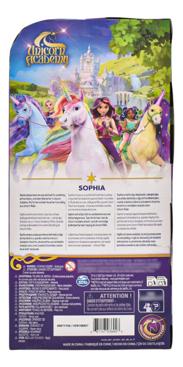 Unicorn Academy Sophia Muñeca 25 Cm Spin Master