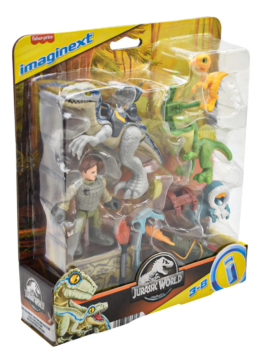 Imaginext Jurassic World Pack Track And Trail Y Owen Fisher