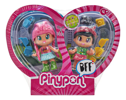 Pinypon Bff Pack 4 Muñecas 8cm Famosa