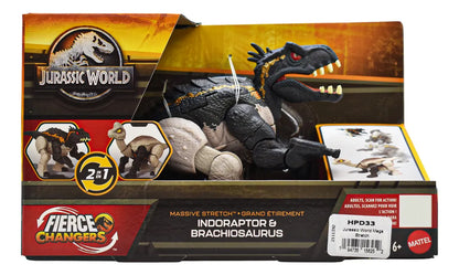 Jurassic World Fierce Changers Pack 2 Figuras Mattel