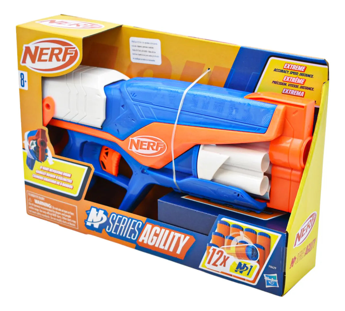 Nerf N Series Agility 12 Dardos Pack 4 Piezas Hasbro Multicolor