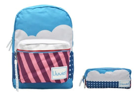 Mochila Lluvia Azul 14L Escolar Con Compartimento Para Laptop
