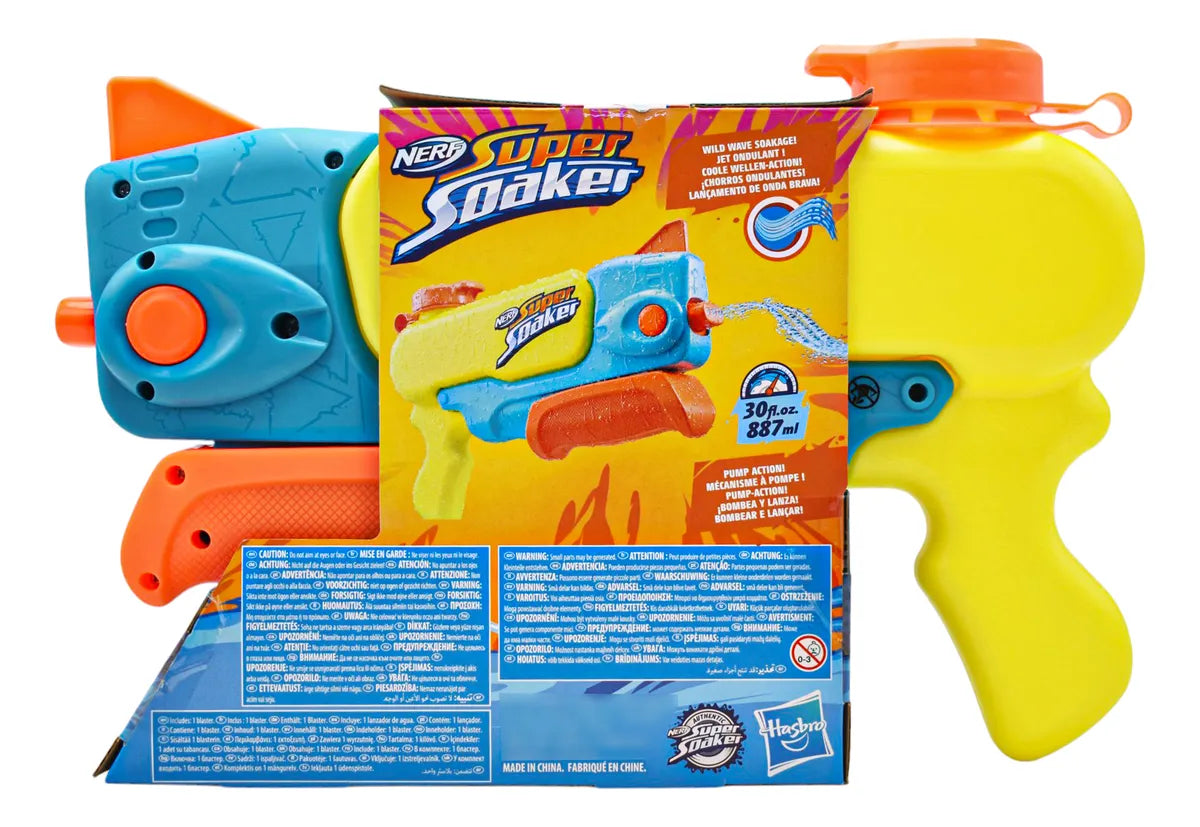 Nerf Super Soaker Wave Spray 887ml Hasbro Amarillo