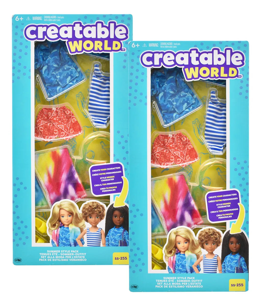 Creatable World Pack 2 Estilismo De Veraniego Mattel