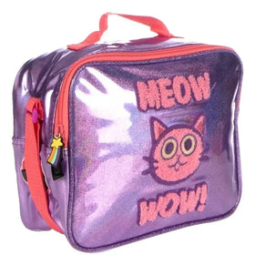 Lonchera Termica Gravity Falls Relieve Tornasol 7534 Atm Violeta Relieve