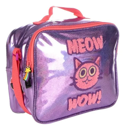 Lonchera Termica Gravity Falls Relieve Tornasol 7534 Atm Violeta Relieve