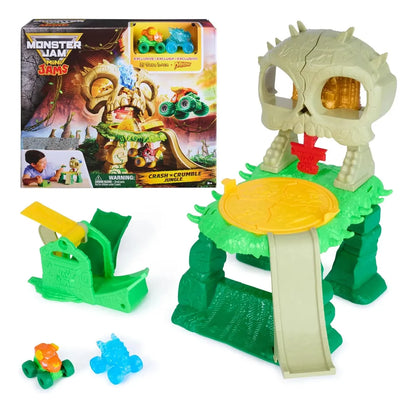 Monster Jam Mini Jams Set Jungla Colapsable Spin Master