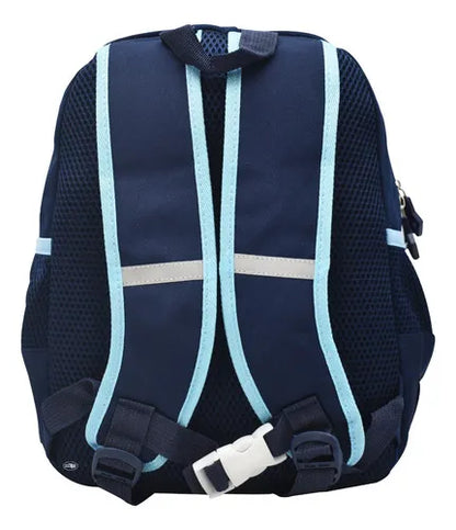 Mochila Monstruo Marino Mini Backpack Lisa Bordada Azul Ll23kbm015