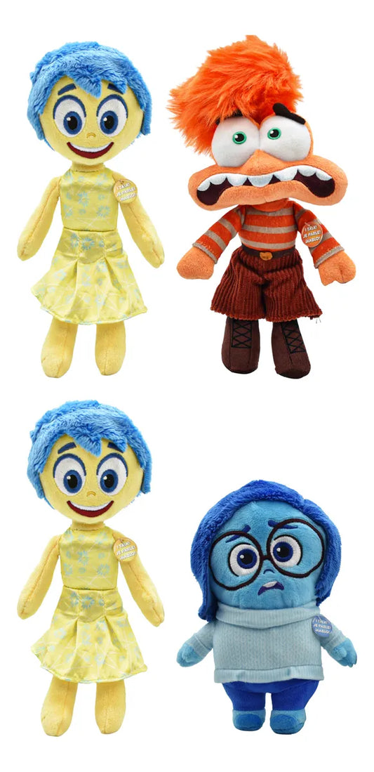 Disney Intensamente 2 Pack 4 Peluches Que Hablan Just Play Multicolor