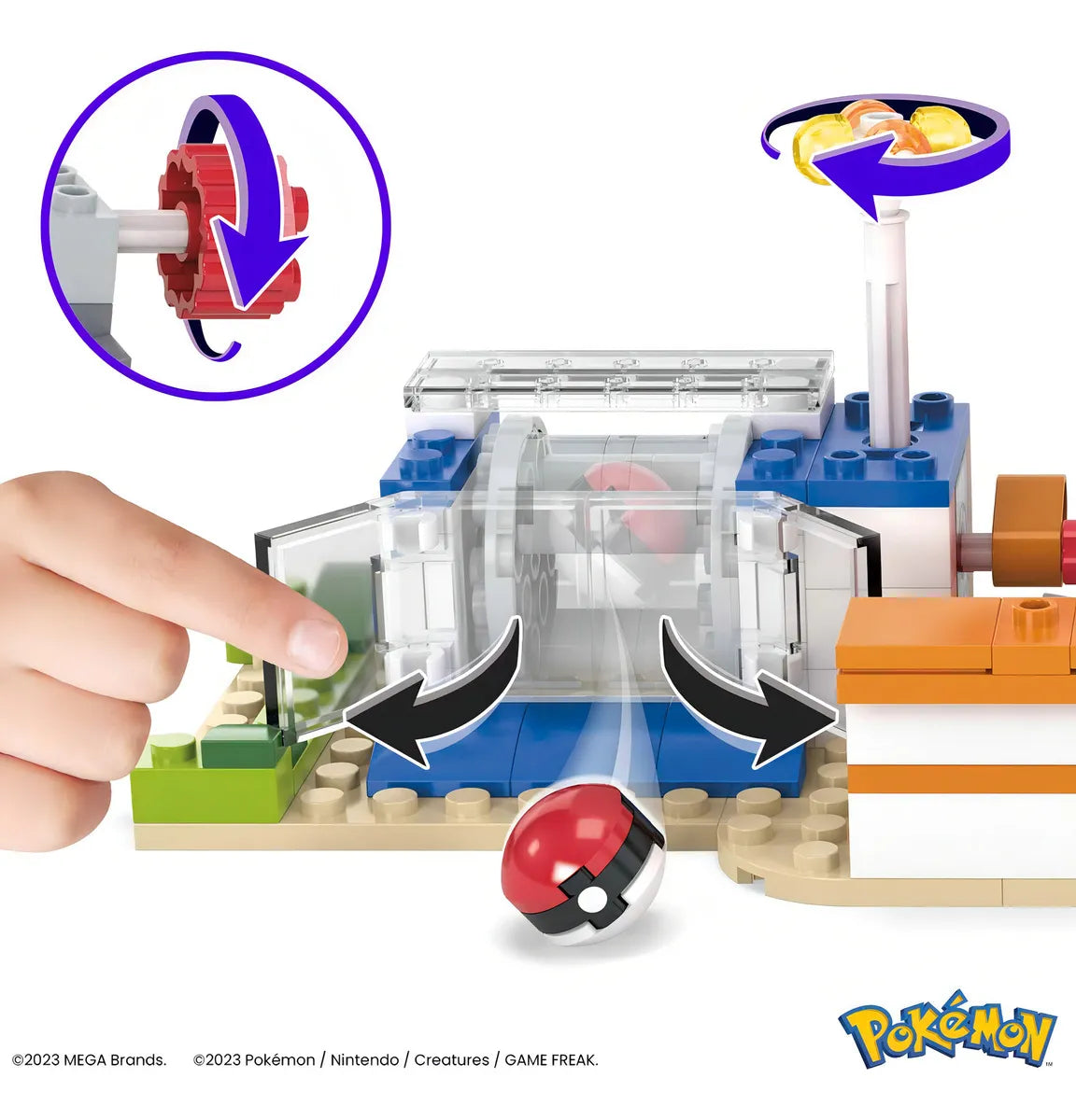 Mega Pokémon Juguete De Construcción Pokémon Center Bosque Cantidad de piezas 648