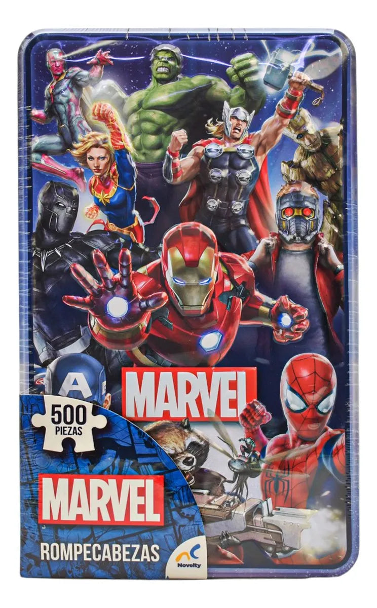 Rompecabezas Pack Marvel Y Harry Potter 500pz C/u Novelty