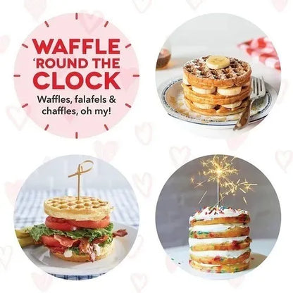 Wafflera Vh Home WP-MK03 Roja Teflón Antiadherente Eléctrica