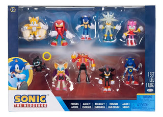 Sonic The Hedgehog Set 10 Figuras Amigos Y Rivales Jakks