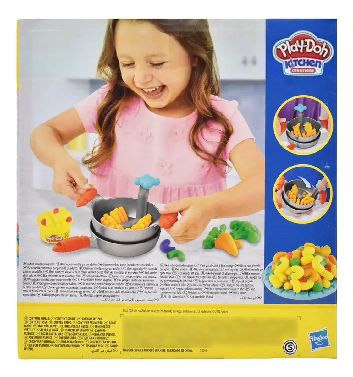 Play Doh Kitchen Creations Macarrones Locos 227g Hasbro Multicolor