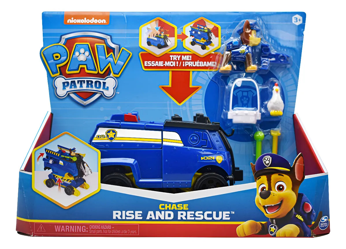 Paw Patrol Chase Levántate Y Rescata Spin Master Cd