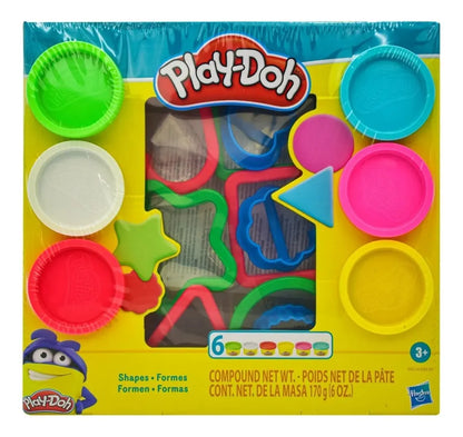 Play Doh Formas 6 Botes Y 9 Moldes 170g Pack 4 Sets Hasbro Multicolor