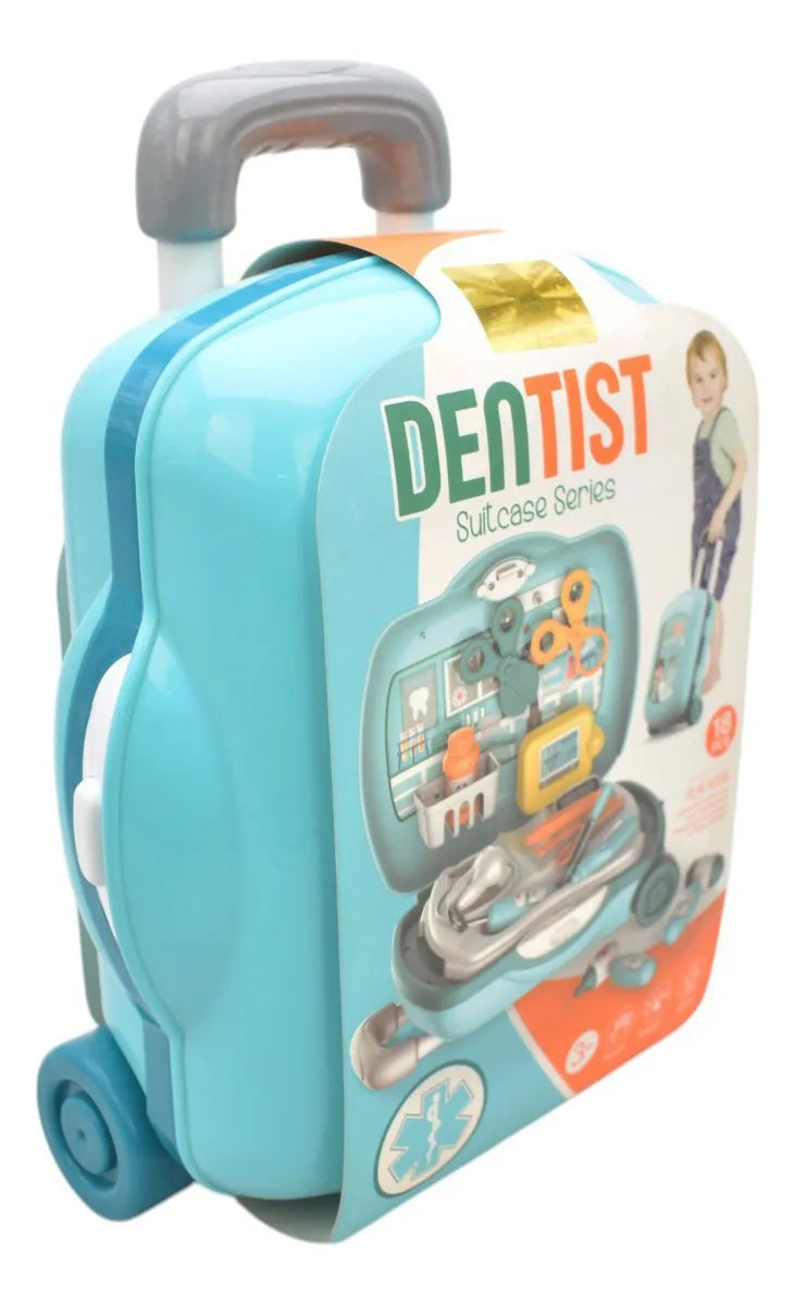 Maletin De Dentista Portatil De Juguete 18 Piezas 8g808 Cf