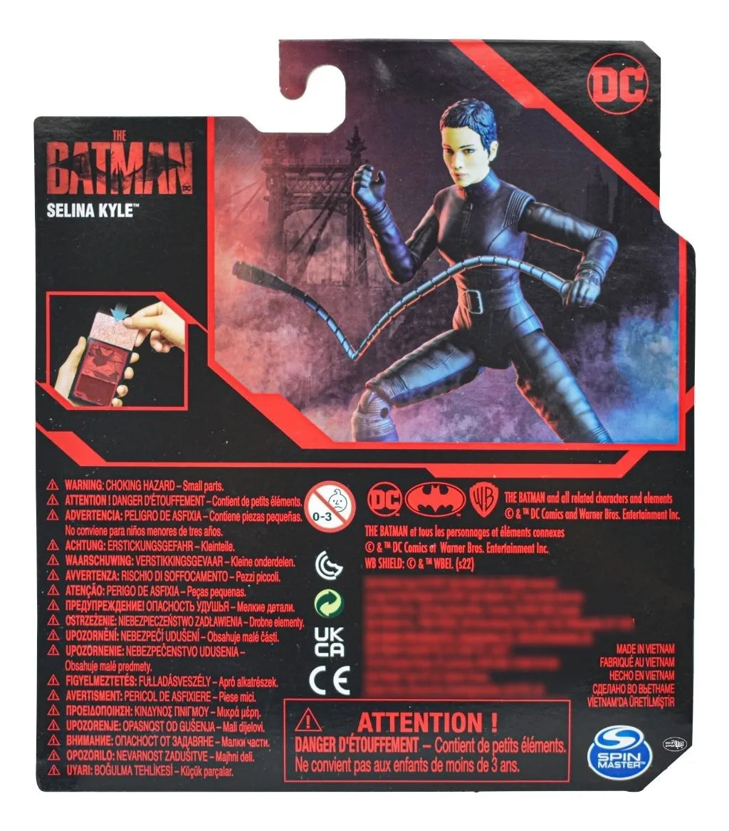 Batman Selina Kyle Figura Dc 10 Cm 3 Accesorios Spin Master
